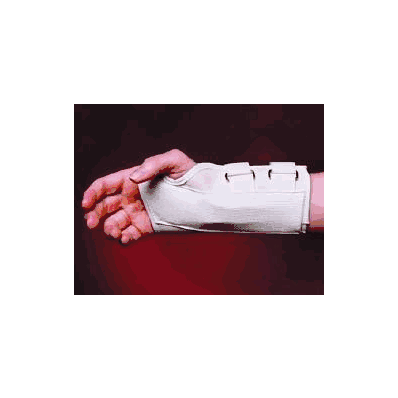 Wrist Splint Cock-up Canvas Left Hand Beige,