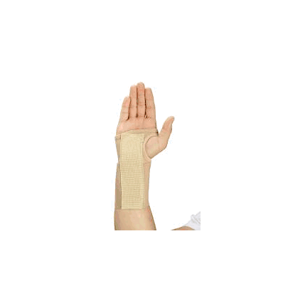 Wrist Splint Fabric Right Hand Beige Medium -