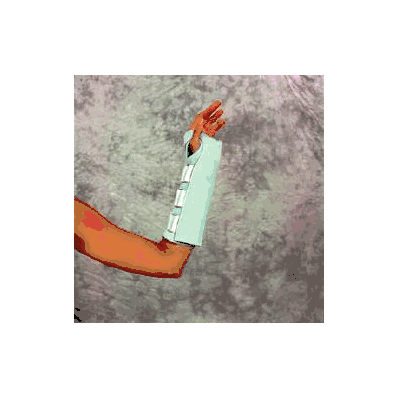 Wrist Splint Foam Left Hand Blue One Size Fit