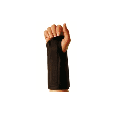 Wrist Splint Form Fit Contoured Lycra Right