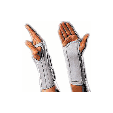 Wrist Splint Gel Canvas / Gel Right Hand Whit