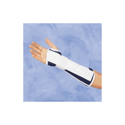 Wrist splint, medium, 8" in canvas, right