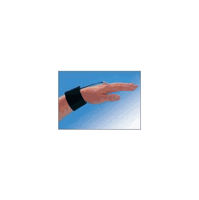 Wrist Support Cinch-lock Elastic Black Large