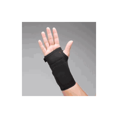 Wrist Support Elastic Right Hand Black Large