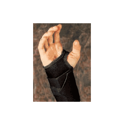 Wrist Support Elastic Right Hand Black X-larg