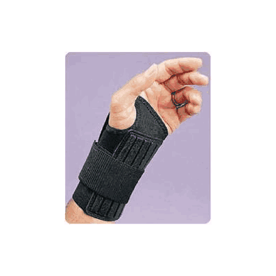 Wrist Support Right Hand Black Large - Wrist