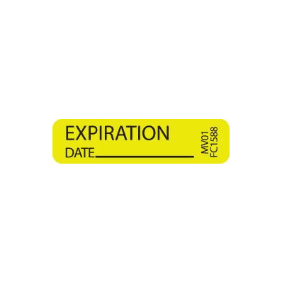 Write-on Label Barkley Warning Label Expirat