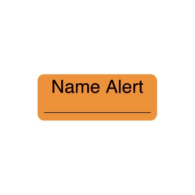 Write-on Label, Name Alert, 7/8"X2 1/4"