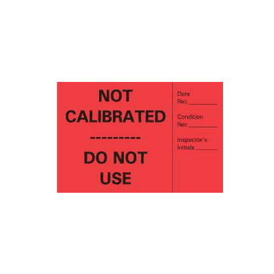 Write-on Label Timemed Warning Label Not Cali