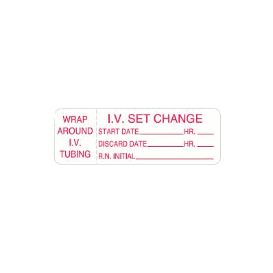Write-On Labels, 1" x 3", White