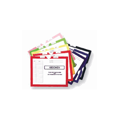 X-ray Insert Open End White, Olive Border - I