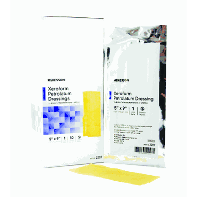 Xeroform Petrolatum Dressing, Size 5 x 9" Rectangle