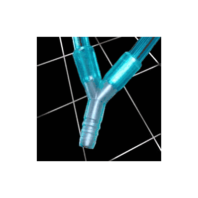Y Connector - Connector, Y W/7' Tubing F/Two