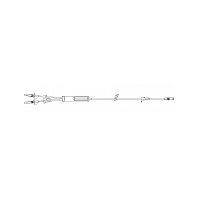 Y-type Blood Set, Nonvented, 105 Inch, By Hos