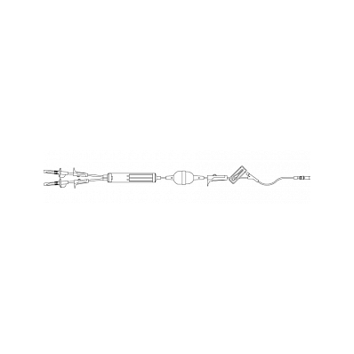 Y-type Blood Set, Nonvented, 78.5 Inch By Hos
