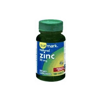 Zinc Supplement Sunmark 50 Mg Tablet 100 Per