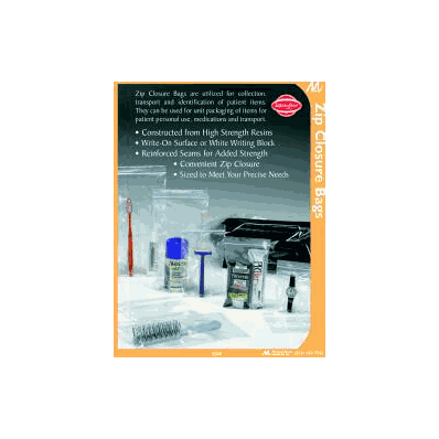 Zip Closure Bag 12 X 12 Inch Plastic Clear -