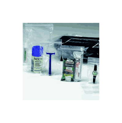 Zip Closure Bag 8 X 10 Inch Plastic Clear - B