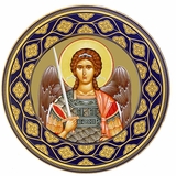 Round Framed Orthodox Icons, Wooden Based - at Holy Trinity Store