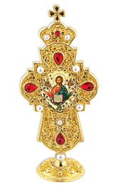 Christ The Vine Tree, Orthodox Icon in Standing Cross