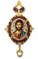 Christ The Teacher, Enameled Jeweled Icon Ornament
