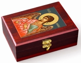 Guardian Angel, Wall Hanging Sacred Framed Icon Box