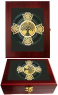 Celtic Cross Tree of Life, Wall Hanging Sacred Framed Icon Box