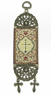 IC XC Cross,  Tapestry Banner, RED, 7" H