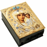 Virgin of Kazan, Keepsake Rosary Icon Box