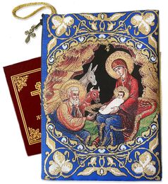 The Nativity, Tapestry Case for Bible, iPad