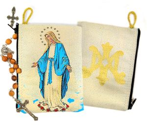 Our Lady of Grace, Blessed Virgin Mary,  Rosary Pouch Case