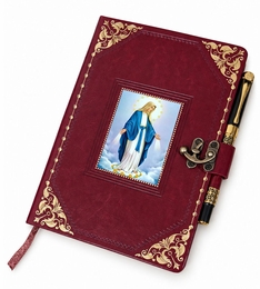 Our Lady of Grace Icon Journal with Pen, Religious Gift