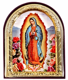 Our Lady of Guadalupe, Arched Icon with Stand