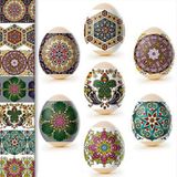 Pascha Egg Wraps  Traditional Ukrainian Slavic Geometric and Floral Designs