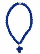 Flush Prayer Rope, 50 Knots, Blue