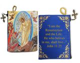 Resurrection of Christ, Rosary Pouch Case  with Bible Verse