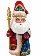 Wooden Santa Claus (Father Frost), Hand Carved