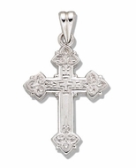 Sterling Silver Cross with High Polish Finish