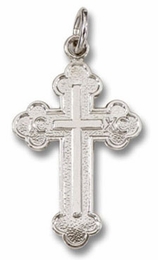 Sterling Silver   Orthodox Cross, Small