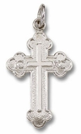 Sterling Silver   Orthodox Cross, Small