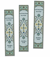Tapestry Icon  Book Marker With Jesus Prayer,  Set of 3