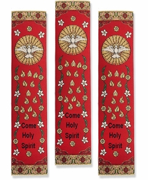 Tapestry Icon  Book Marker  "Come Holy Spirit", Set of 3