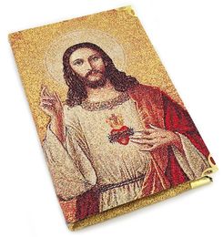 Sacred Heart of Jesus and Immaculate Mary, Tapestry Icon Notepad
