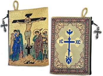 The Crucifixion,  Rosary Icon Pouch