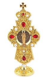 The Transfiguration, Orthodox Icon in Standing Cross