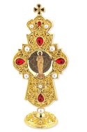 The Transfiguration, Orthodox Icon in Standing Cross