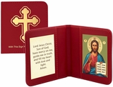 Travel Prayer Book with The Christ Icon and Prayer