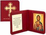 Travel Prayer Book with The Christ Icon and Prayer