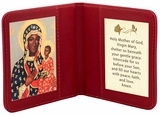 Travel Prayer Book with Virgin Mary Czestochowa Icon and Prayer