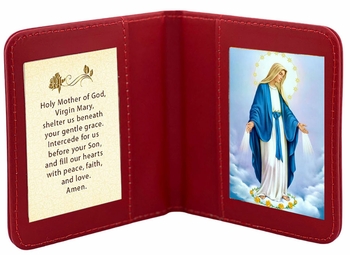 Travel Prayer Book with Virgin Mary of Grace Icon and Prayer